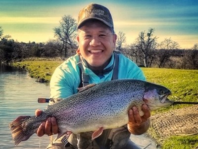 Tony with a nice fish