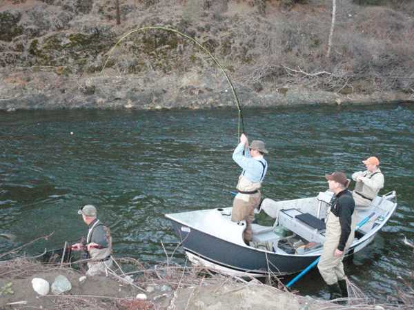 Brian Kohlman and crew with a fish on!