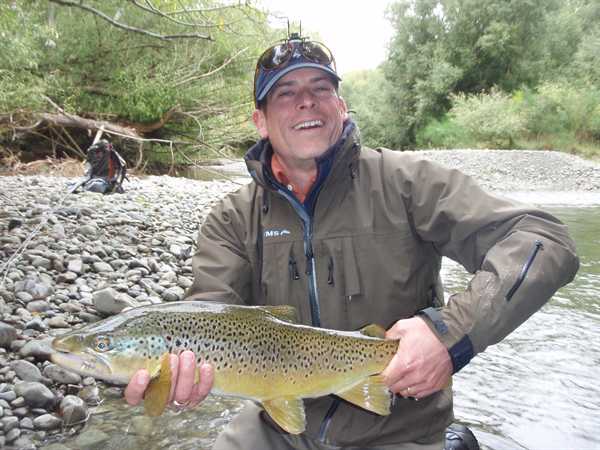 tiny river, huge brown