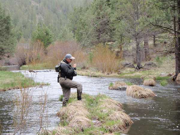 Gino on a secret California back country stream