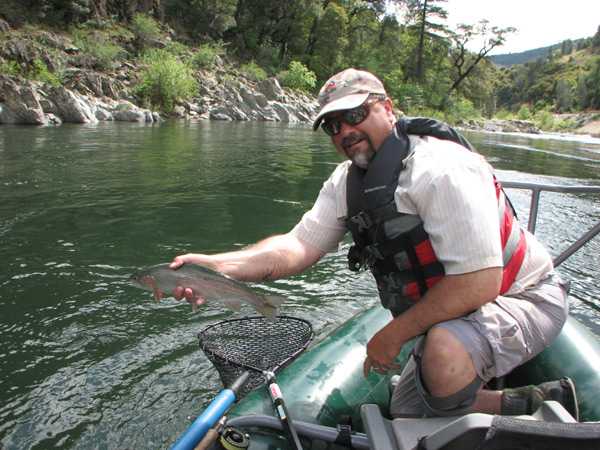 Mike Corley with a nice rainbow