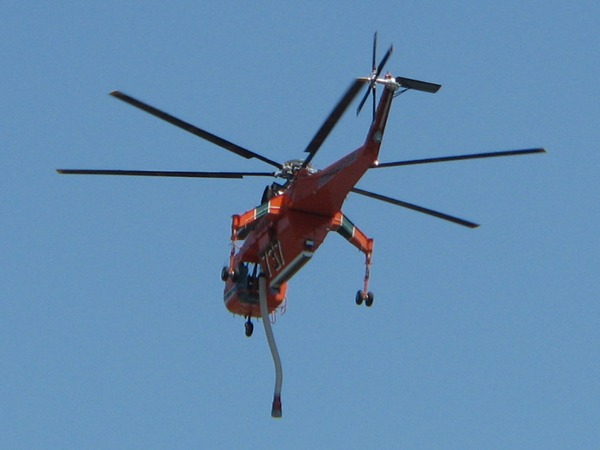 CalFIRE was fighting a fire in the Trinity Alps