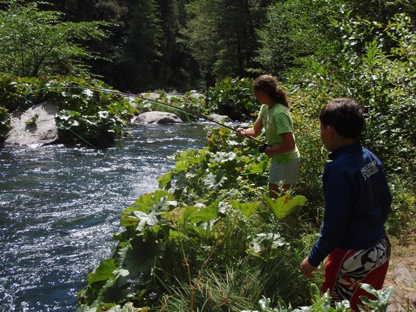 Rachel with a fish on