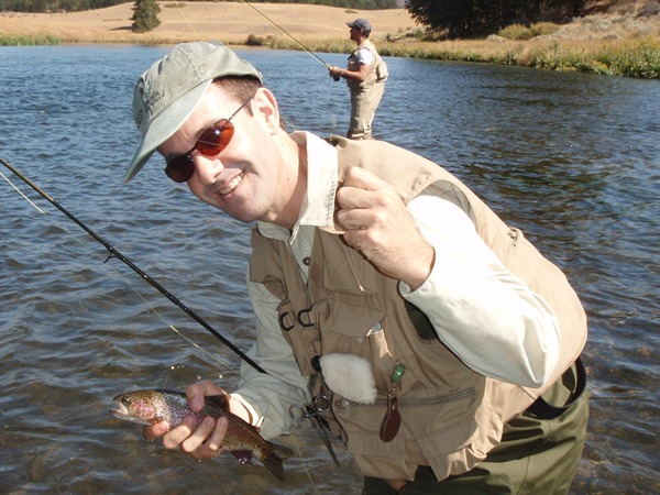 Matt with a Hat Creek bow.