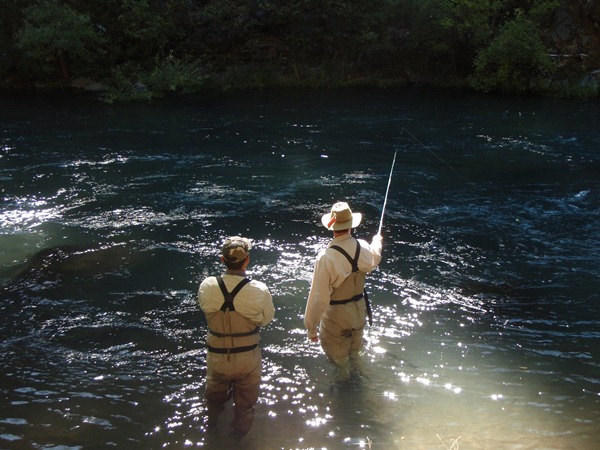Scott with guide Drew Darkenwald