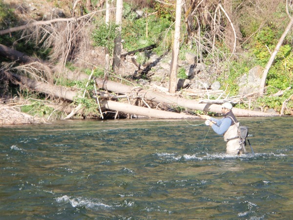 Keen angler Alex Ferber enjoying epic swing water