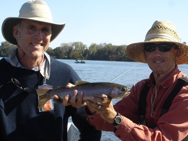 Bernard with a good rainbow