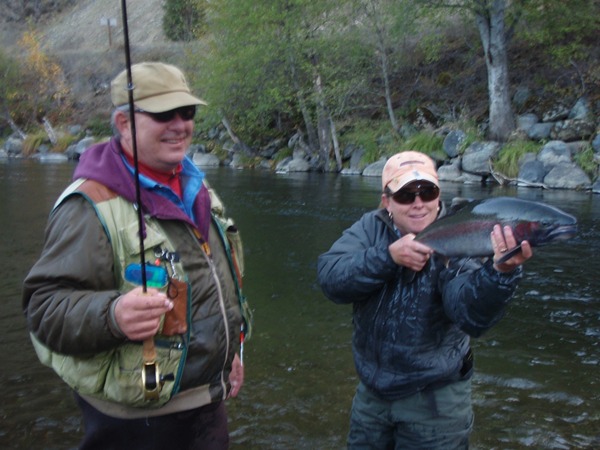 Brooke and Barrett with a great fish