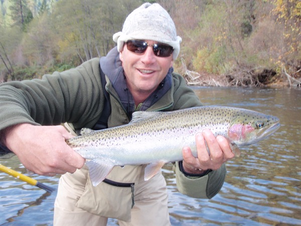 Matt Parisi with a beautiful native steelie