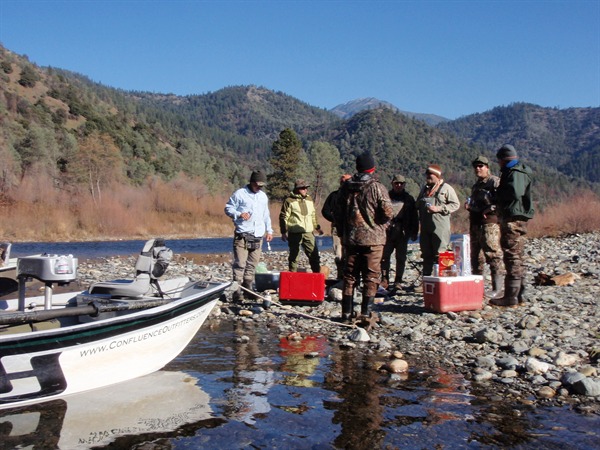 streamside bbq lunch