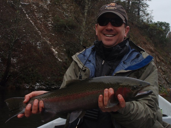 Harvey got the first fish