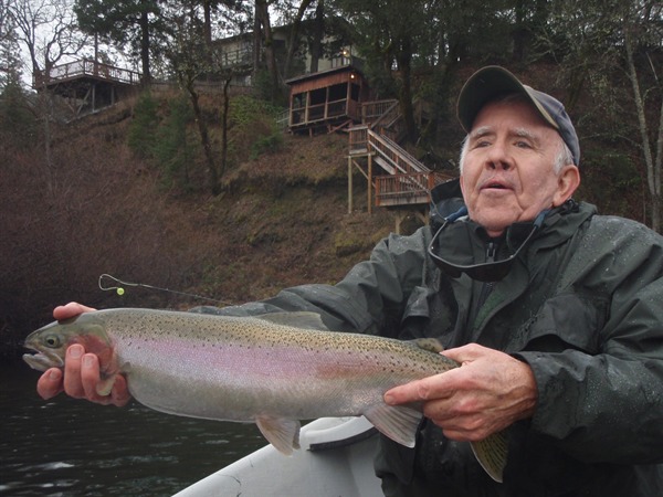 Mike with a great wild fish