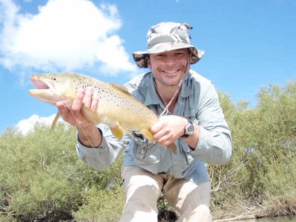 The big fella ate a size 20 midge...stressful