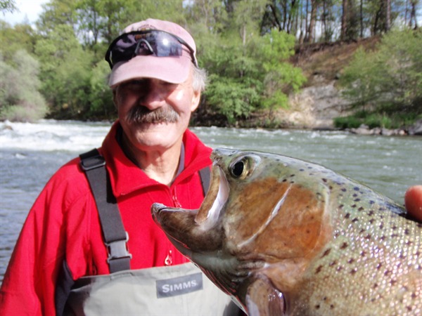 Jim, finishing strong on a windy day