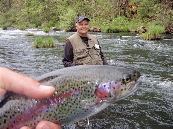 Ron with a nice rainbow
