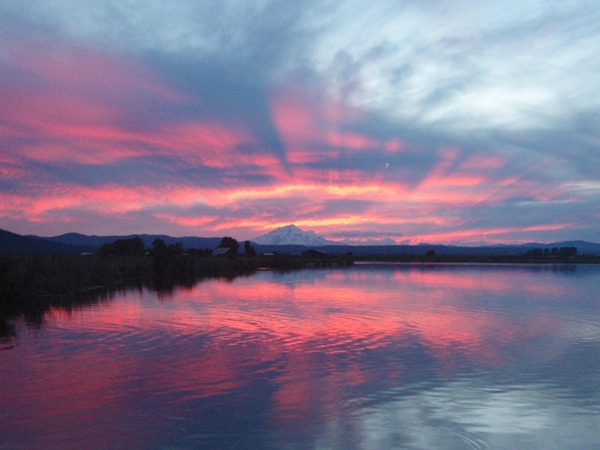Sunset over Mt. Shasta