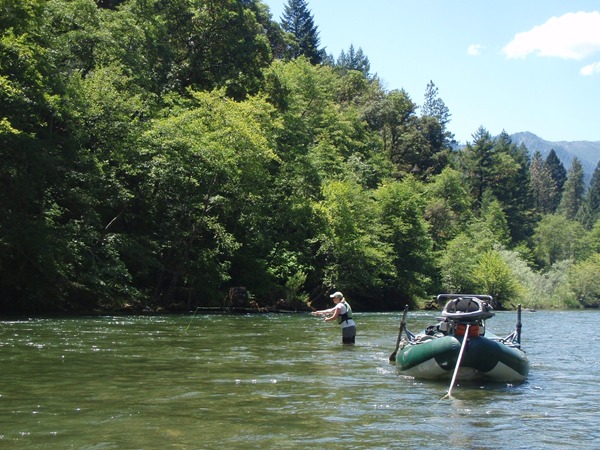 Katie swinging a nice run