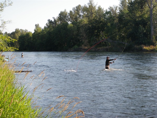 Scott Humphey preparing to launch