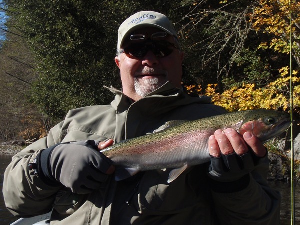 Mike with one of his fish