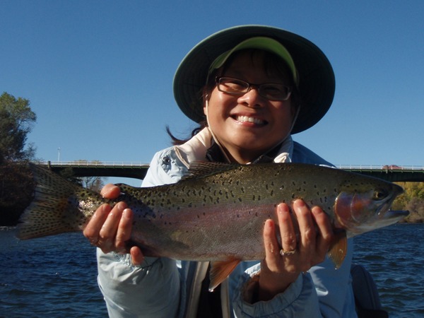 We hooked five more like this all on dries