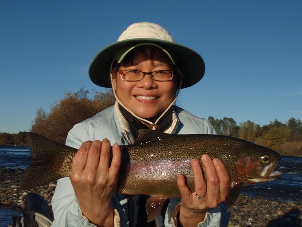 Another huge fish on a dry fly