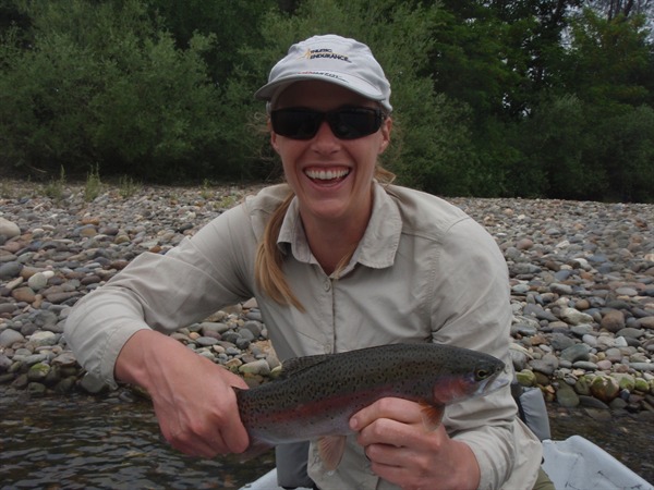 Katie with her first fish ever!