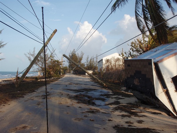 main st. post hurricane