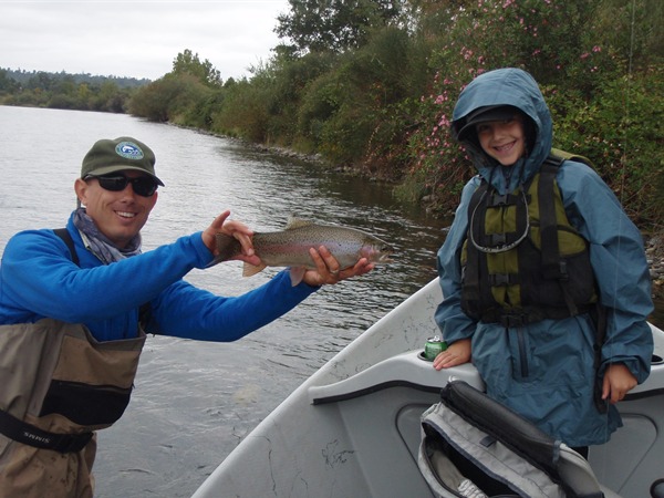Matthew with his big fish