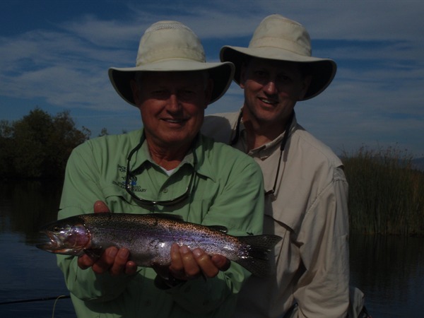 Dick caught this one on a nymph