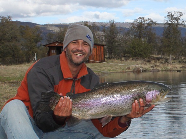 Diego's first day of fly fishing