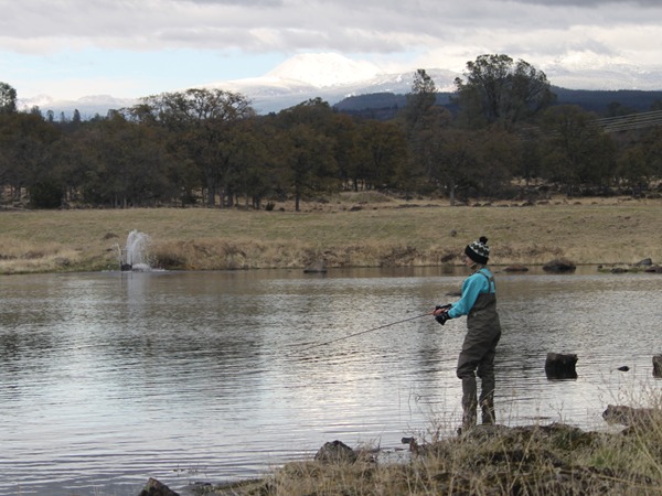 Kathleen with Mt. Lassen in the background