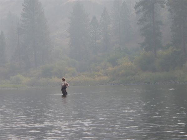 an angler who went fishing