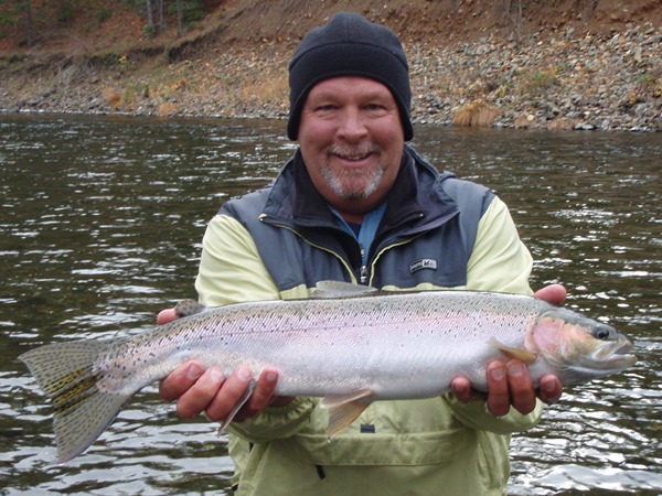 Greg with a nice wild fish