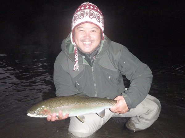 Mike with another wild fish