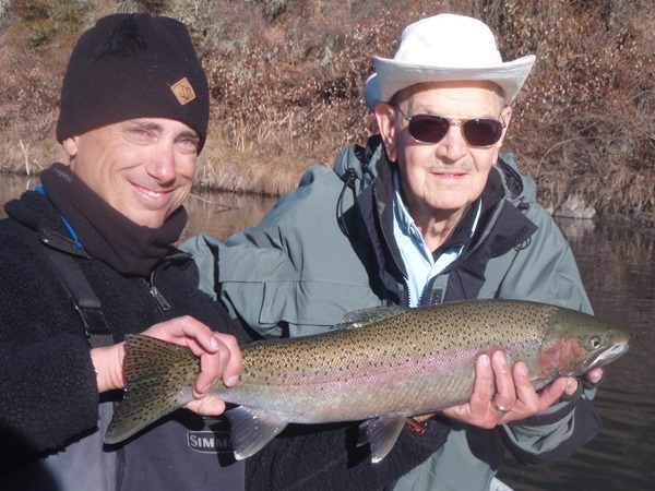 Bob landed this fish on 4X tippet