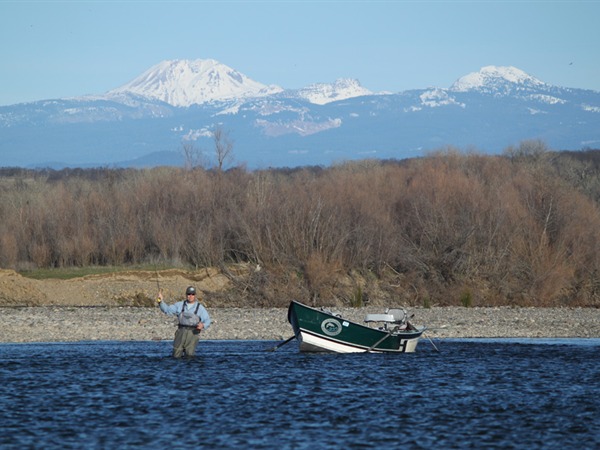 Randy with Mt. Lassen in the background
