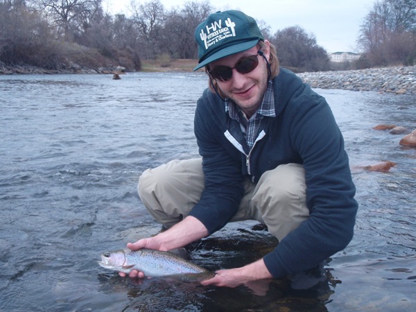 Edward got this one on a dry