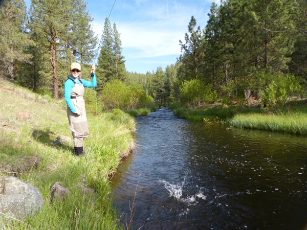 One of Kelly's many, many fish