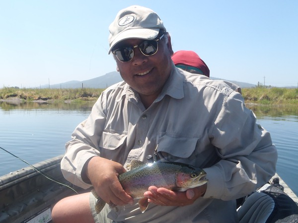 Steve with a big rainbow