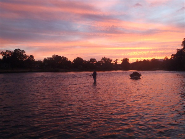 great sunset this evening