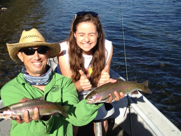 Addie and grandma Ann caught these two fish