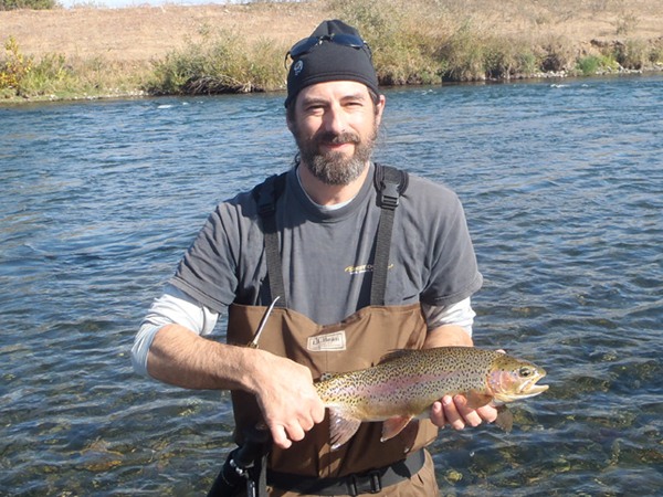 Tom caught this one on an orange egg