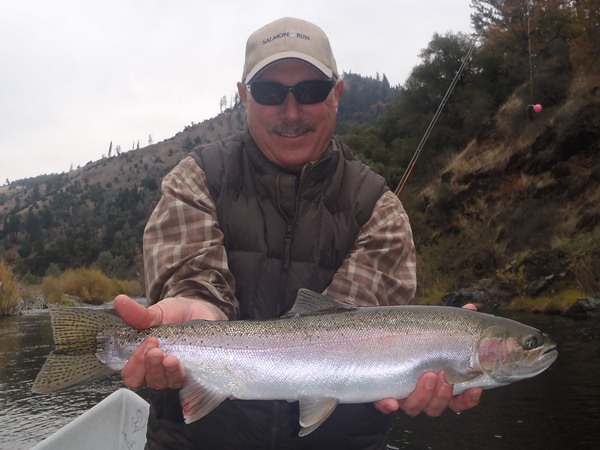 Steve with his birthday fish