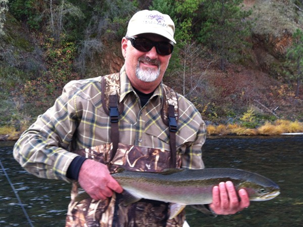 George with his first ever steelie
