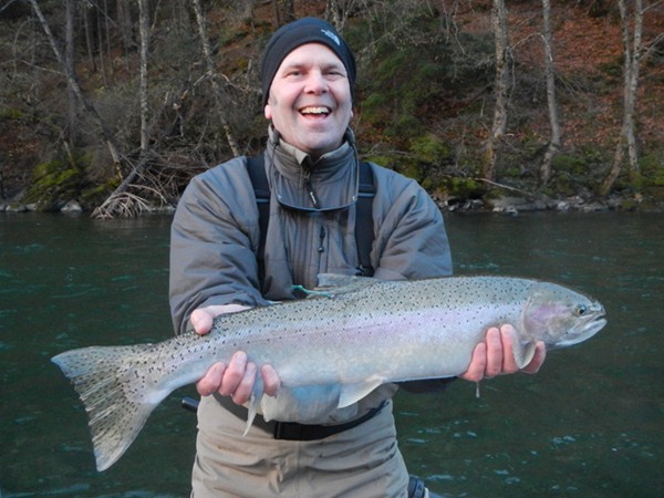 Mike with a nice fish