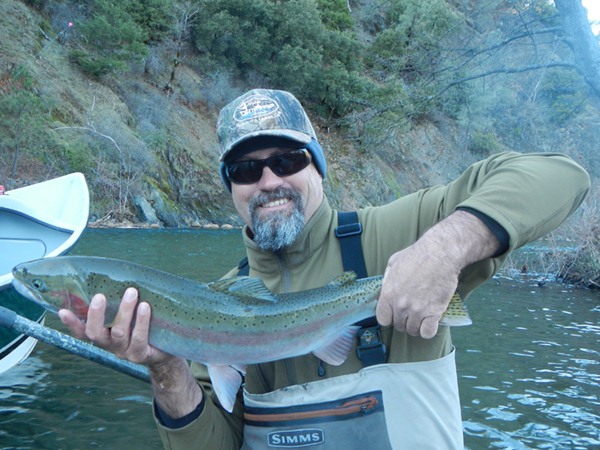 Jay with another wild fish