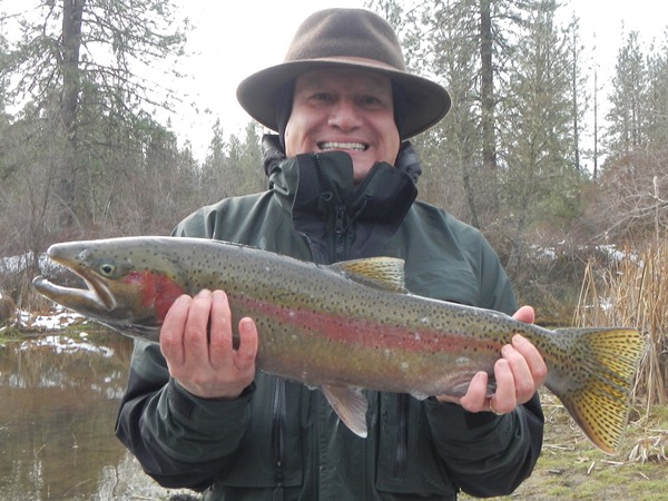 Bob with a nice steelhead