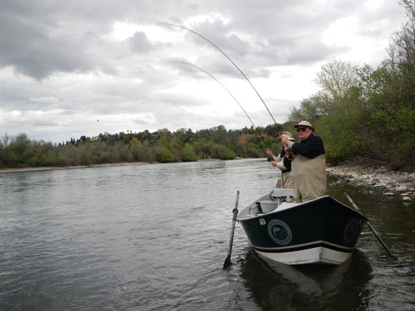 Brothers Bruce & Roger with a double