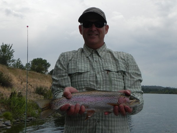 Hugh with a nice fish