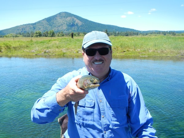 Frank with one of many fish today